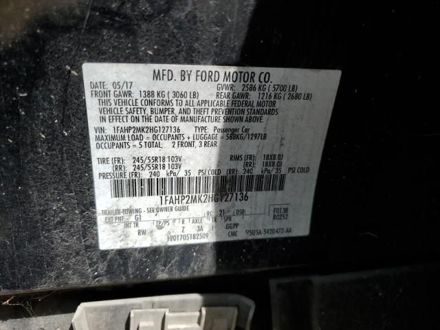 Photo 11 VIN: 1FAHP2MK2HG127136 - FORD TAURUS POL 