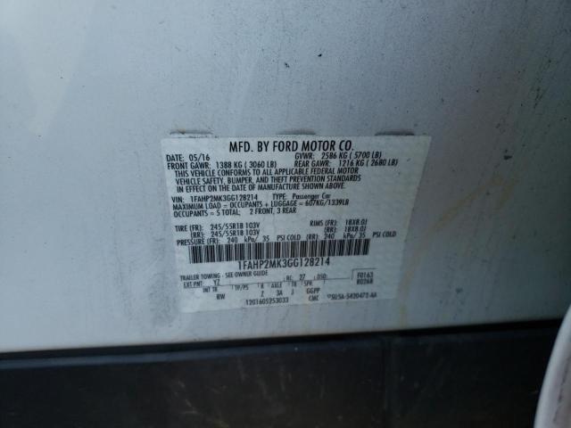 Photo 9 VIN: 1FAHP2MK3GG128214 - FORD TAURUS POL 