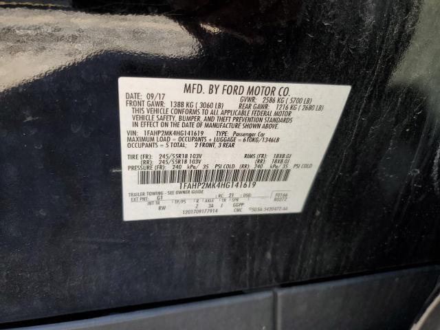 Photo 11 VIN: 1FAHP2MK4HG141619 - FORD TAURUS 