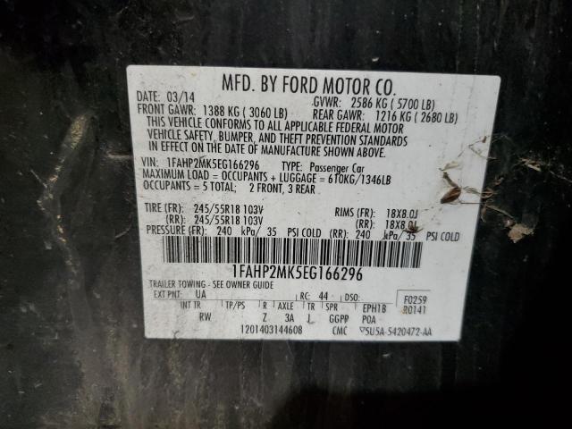 Photo 11 VIN: 1FAHP2MK5EG166296 - FORD TAURUS 