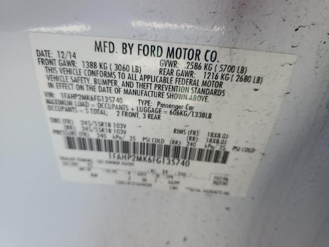 Photo 12 VIN: 1FAHP2MK6FG135740 - FORD TAURUS 