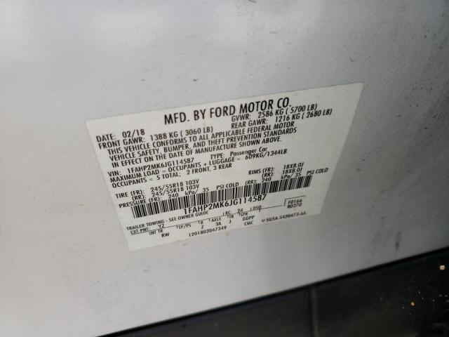 Photo 9 VIN: 1FAHP2MK6JG114587 - FORD TAURUS POL 