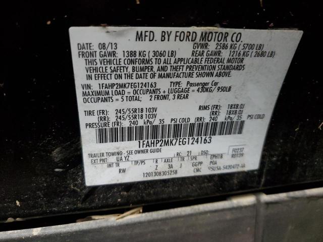 Photo 12 VIN: 1FAHP2MK7EG124163 - FORD TAURUS POL 