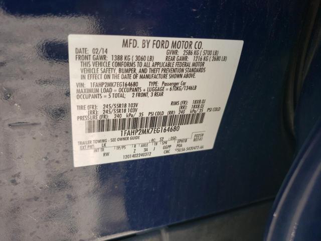 Photo 11 VIN: 1FAHP2MK7EG164680 - FORD TAURUS POL 