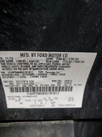 Photo 9 VIN: 1FAHP2MK8DG181812 - FORD TAURUS POL 