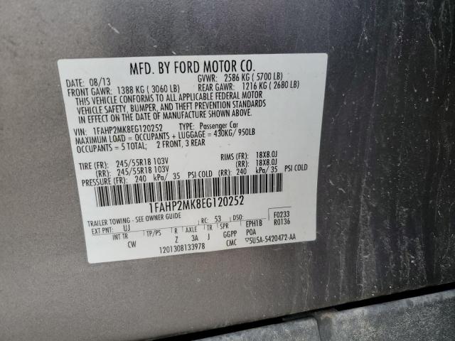 Photo 12 VIN: 1FAHP2MK8EG120252 - FORD TAURUS POL 