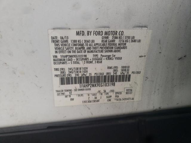 Photo 11 VIN: 1FAHP2MK9EG103198 - FORD TAURUS 