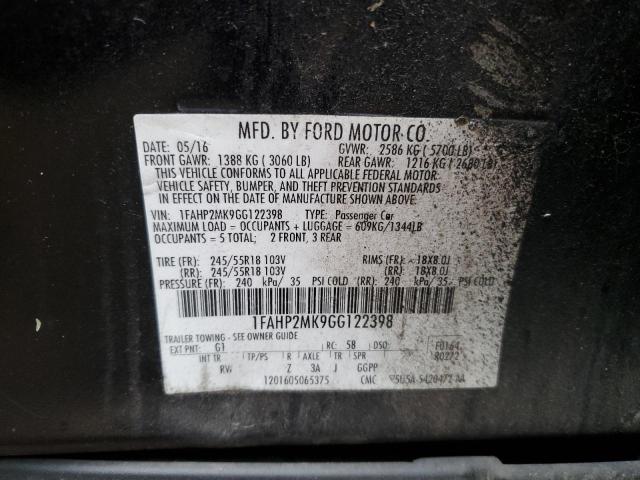 Photo 11 VIN: 1FAHP2MK9GG122398 - FORD TAURUS 