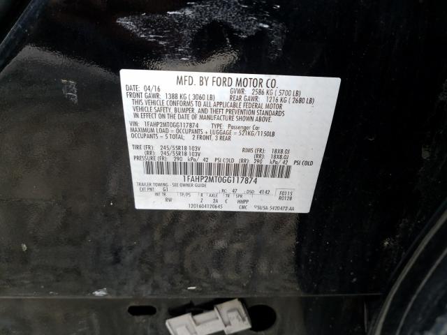 Photo 9 VIN: 1FAHP2MT0GG117874 - FORD TAURUS POL 