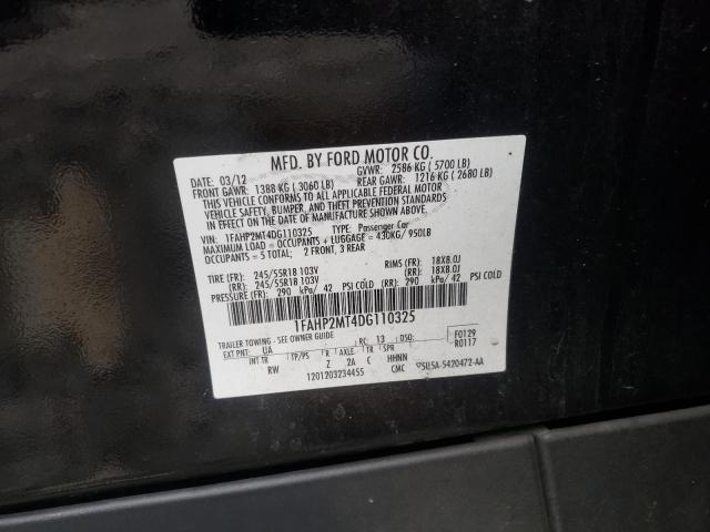 Photo 9 VIN: 1FAHP2MT4DG110325 - FORD TAURUS POL 