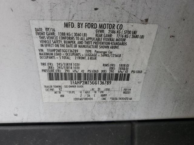 Photo 11 VIN: 1FAHP2MT5GG136789 - FORD TAURUS POL 