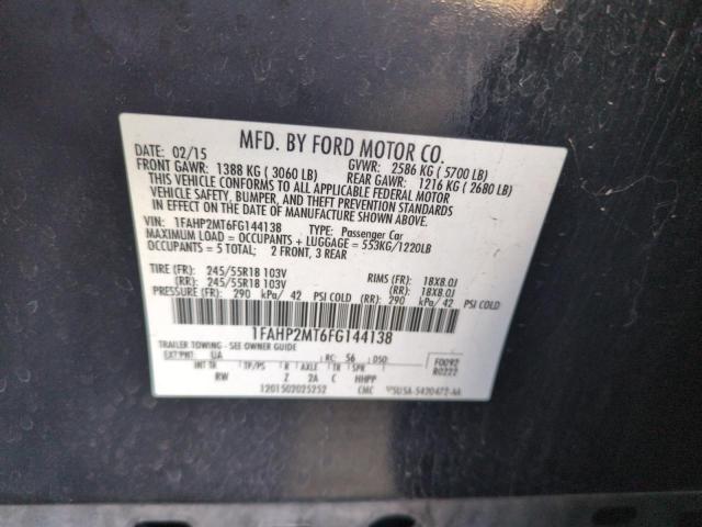 Photo 11 VIN: 1FAHP2MT6FG144138 - FORD TAURUS POL 