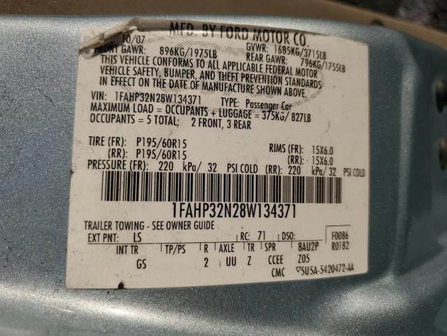 Photo 11 VIN: 1FAHP32N28W134371 - FORD FOCUS 