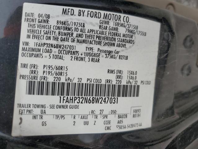 Photo 11 VIN: 1FAHP32N68W247031 - FORD FOCUS 