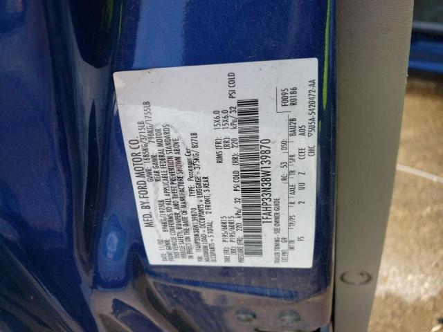 Photo 11 VIN: 1FAHP33N38W139870 - FORD FOCUS 