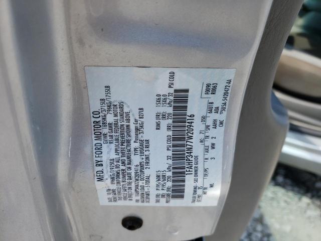 Photo 11 VIN: 1FAHP34N77W209416 - FORD FOCUS ZX4 