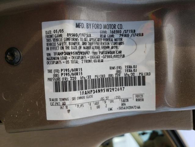 Photo 11 VIN: 1FAHP34N95W292697 - FORD FOCUS 