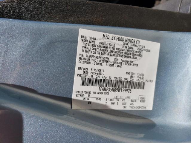 Photo 11 VIN: 1FAHP35N09W129926 - FORD FOCUS SE 