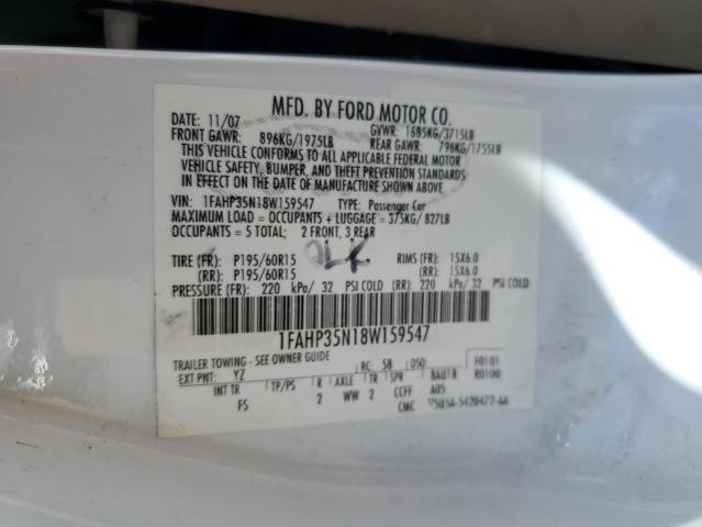 Photo 12 VIN: 1FAHP35N18W159547 - FORD FOCUS SE 