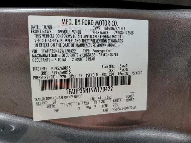 Photo 11 VIN: 1FAHP35N19W170422 - FORD FOCUS SE 