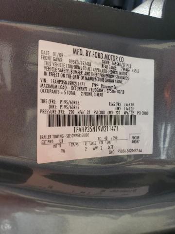 Photo 12 VIN: 1FAHP35N19W211471 - FORD FOCUS 