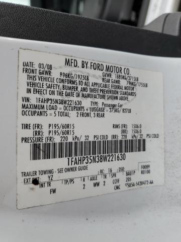 Photo 11 VIN: 1FAHP35N38W221630 - FORD FOCUS SE 