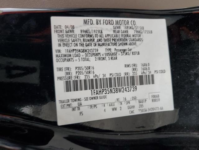 Photo 11 VIN: 1FAHP35N38W243739 - FORD FOCUS 