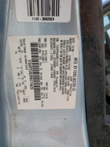 Photo 11 VIN: 1FAHP35N39W174620 - FORD FOCUS 