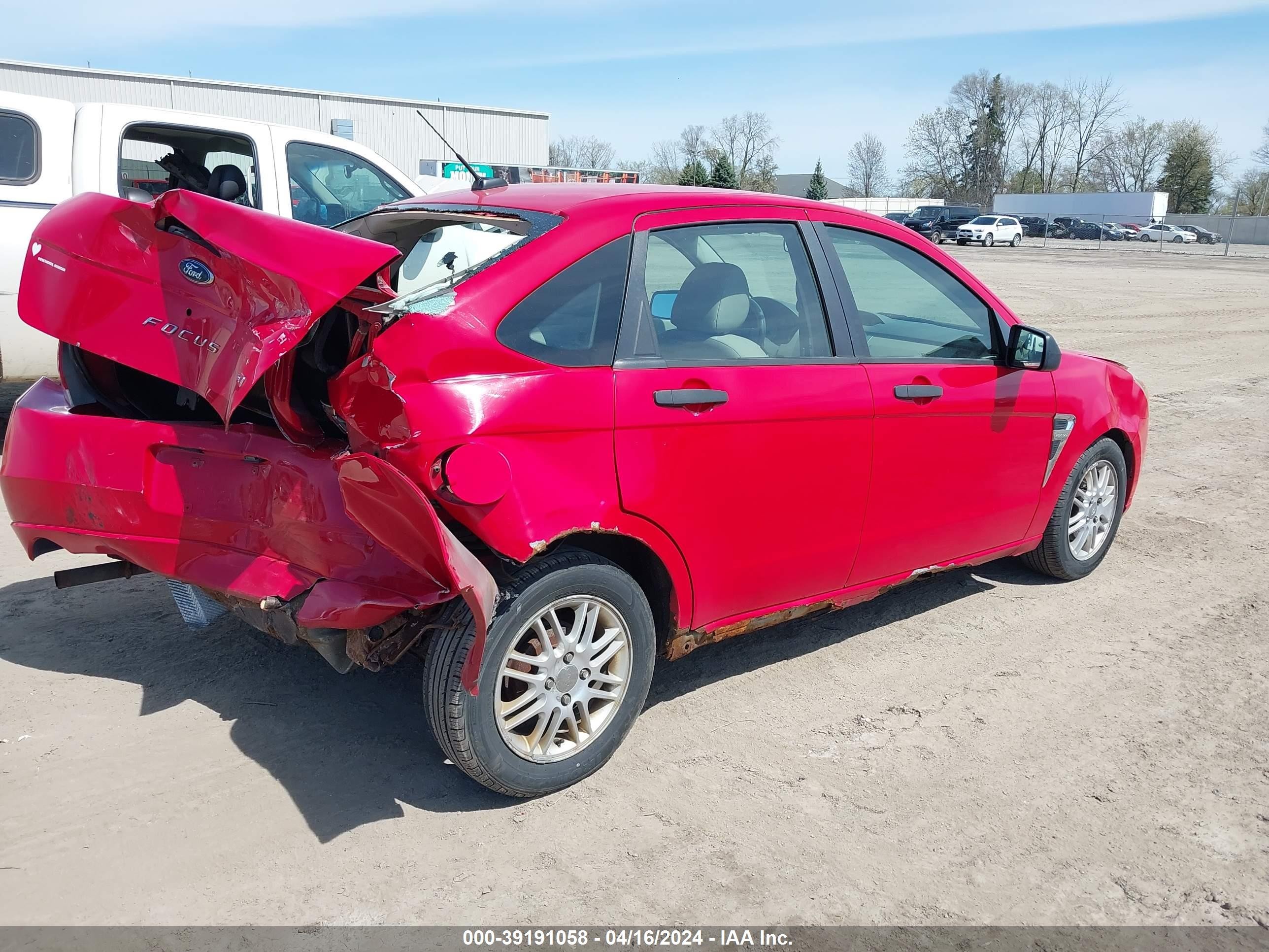 Photo 3 VIN: 1FAHP35N48W159431 - FORD FOCUS 