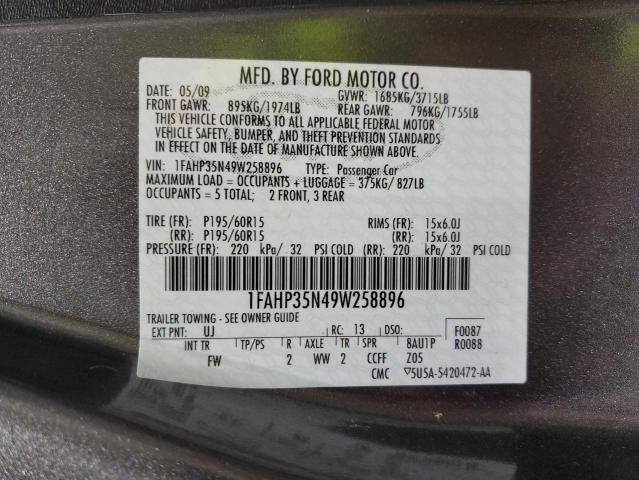 Photo 11 VIN: 1FAHP35N49W258896 - FORD FOCUS SE 