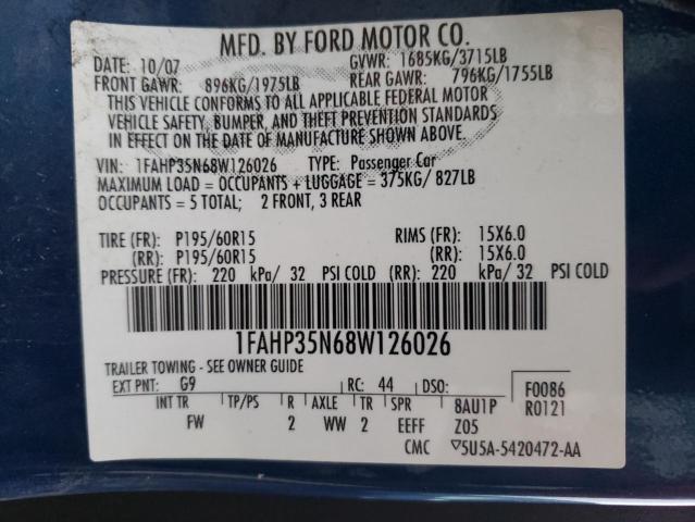 Photo 11 VIN: 1FAHP35N68W126026 - FORD FOCUS SE 