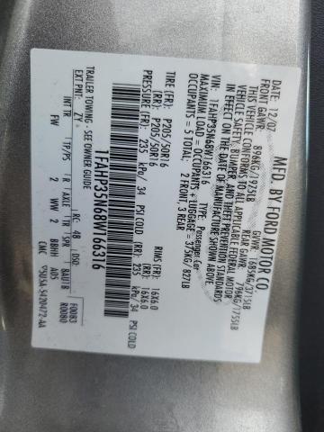 Photo 12 VIN: 1FAHP35N68W166316 - FORD FOCUS SE 