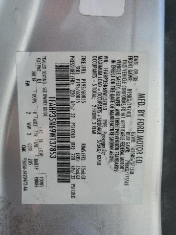 Photo 11 VIN: 1FAHP35N69W137853 - FORD FOCUS SE 