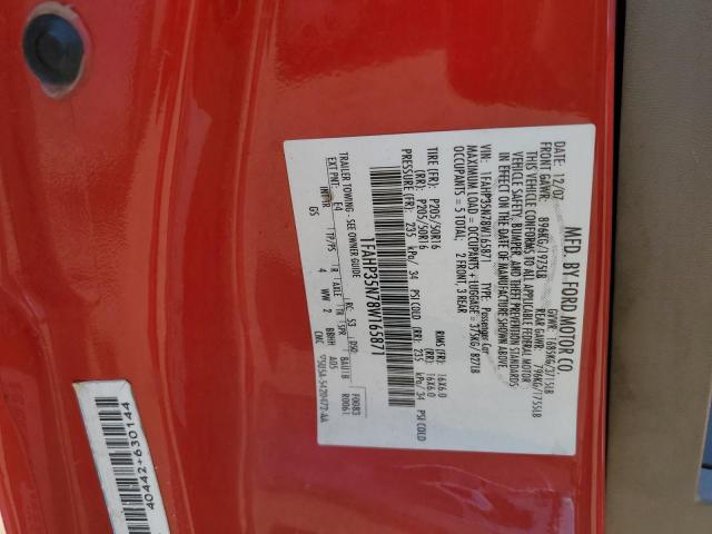 Photo 11 VIN: 1FAHP35N78W165871 - FORD FOCUS 