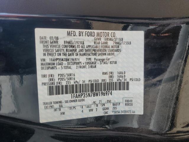 Photo 11 VIN: 1FAHP35N78W196974 - FORD FOCUS SE 