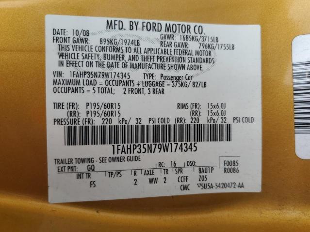 Photo 11 VIN: 1FAHP35N79W174345 - FORD FOCUS SE 