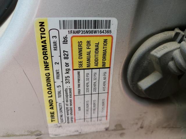 Photo 12 VIN: 1FAHP35N98W164365 - FORD FOCUS 