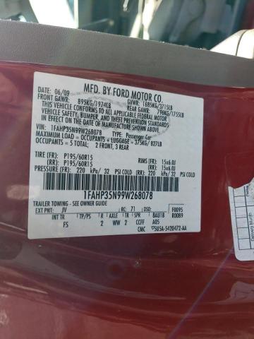 Photo 11 VIN: 1FAHP35N99W268078 - FORD FOCUS 