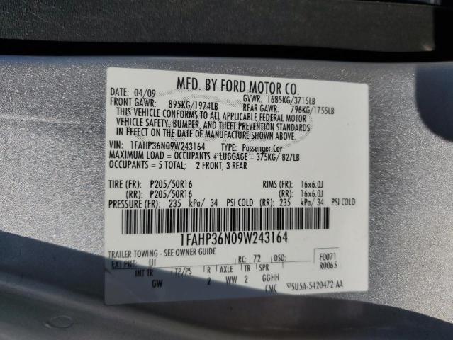 Photo 11 VIN: 1FAHP36N09W243164 - FORD FOCUS SES 