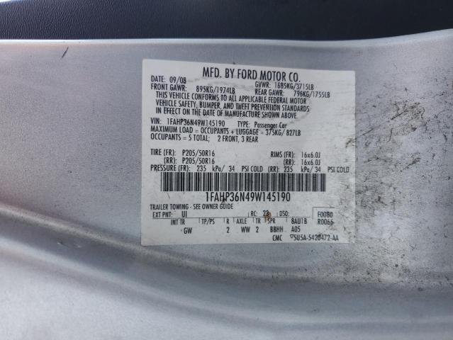 Photo 11 VIN: 1FAHP36N49W145190 - FORD FOCUS 