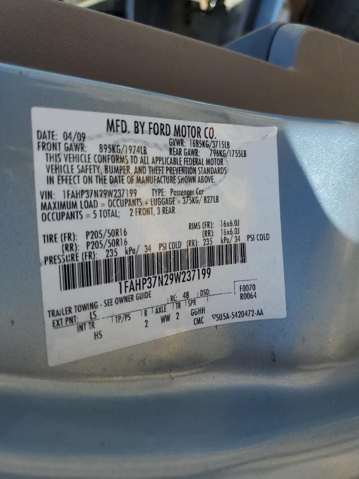 Photo 11 VIN: 1FAHP37N29W237199 - FORD FOCUS 