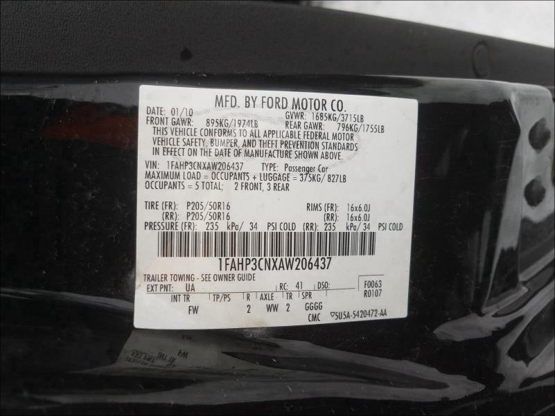 Photo 9 VIN: 1FAHP3CNXAW206437 - FORD FOCUS SE 