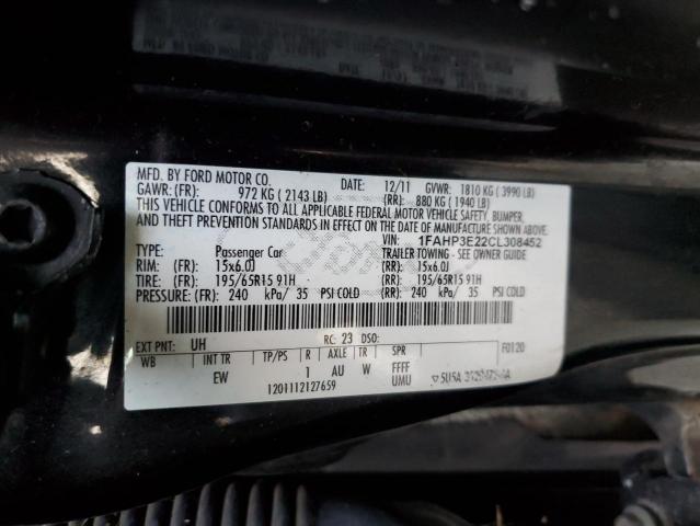 Photo 12 VIN: 1FAHP3E22CL308452 - FORD FOCUS S 