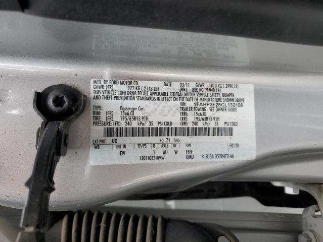 Photo 11 VIN: 1FAHP3E25CL132108 - FORD FOCUS 