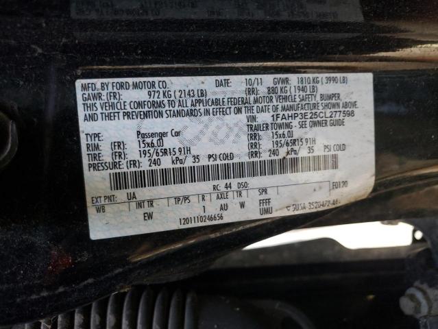 Photo 9 VIN: 1FAHP3E25CL277598 - FORD FOCUS S 