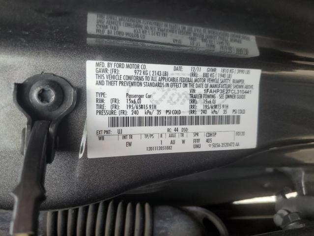 Photo 11 VIN: 1FAHP3E27CL310441 - FORD FOCUS 