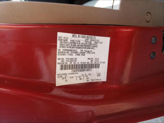 Photo 9 VIN: 1FAHP3ENXBW140972 - FORD FOCUS S 