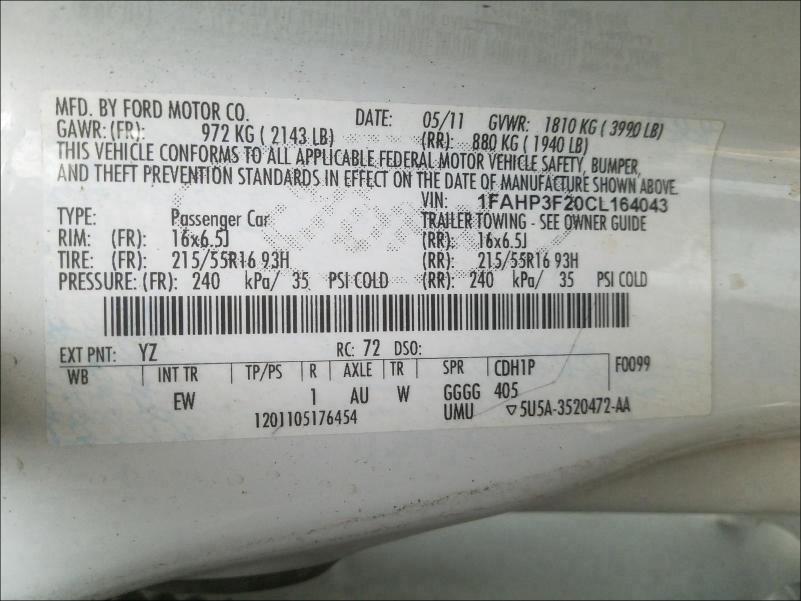 Photo 9 VIN: 1FAHP3F20CL164043 - FORD FOCUS SE 