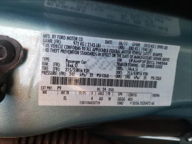 Photo 9 VIN: 1FAHP3F20CL166584 - FORD FOCUS SE 