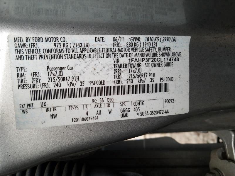 Photo 9 VIN: 1FAHP3F20CL174748 - FORD FOCUS SE 